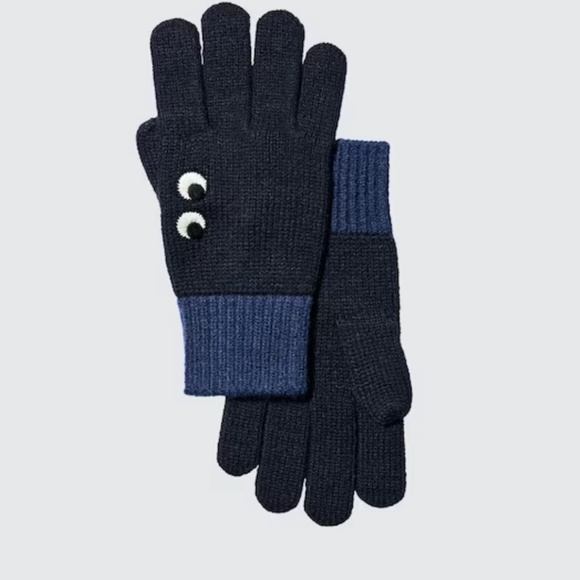 Uniqlo | Gloves | Anya Hindmarch for Uniqlo | Navy - Picture 7 of 7